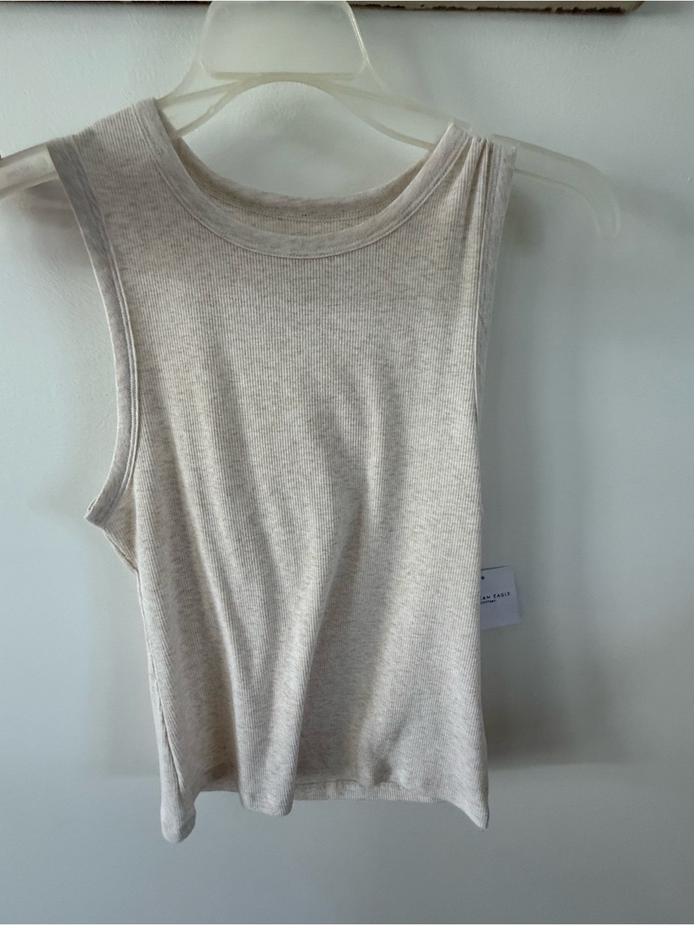 American Eagle Sleeveless Ribbed Tank Top